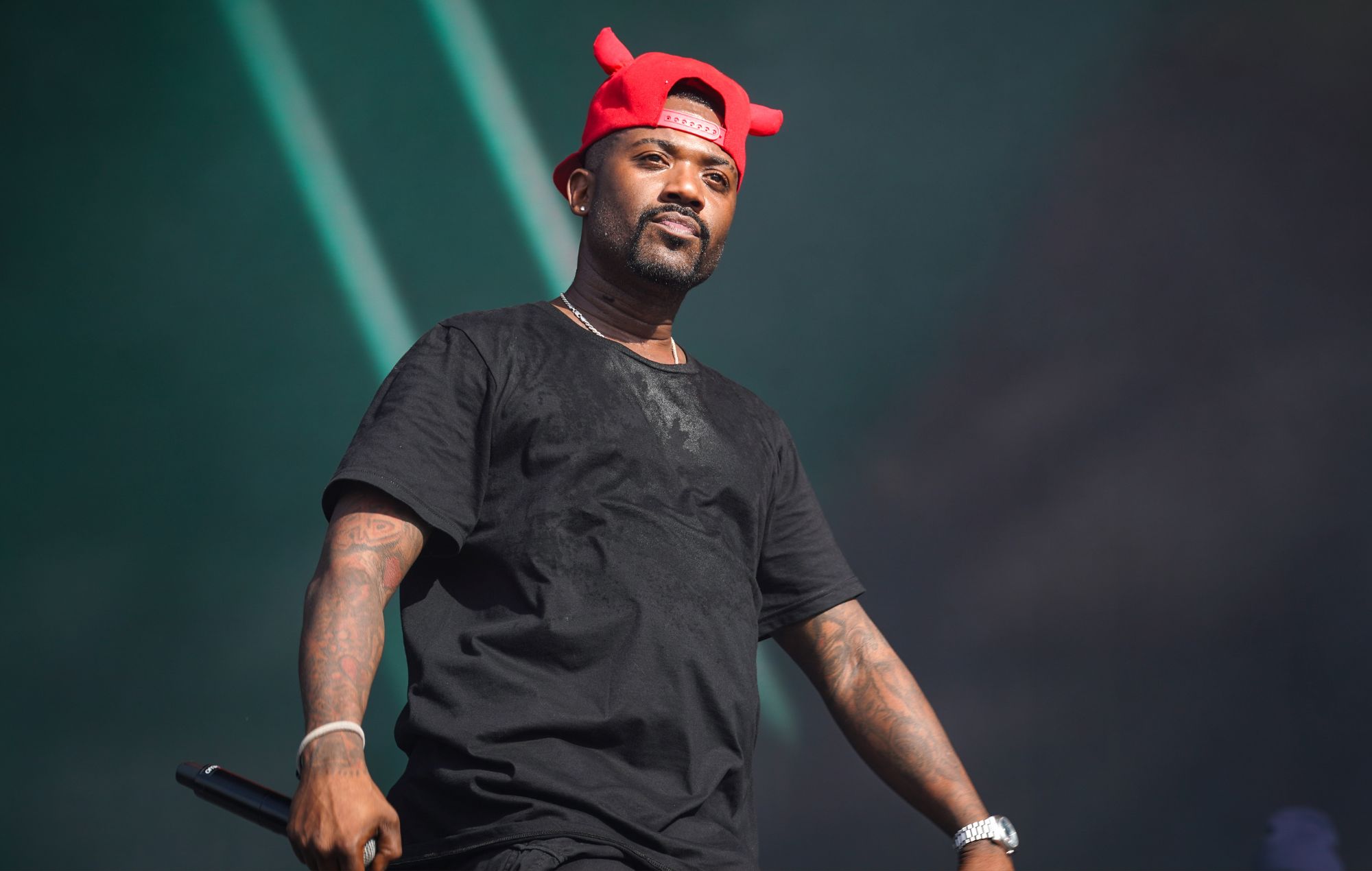 Ray J performs in 2025