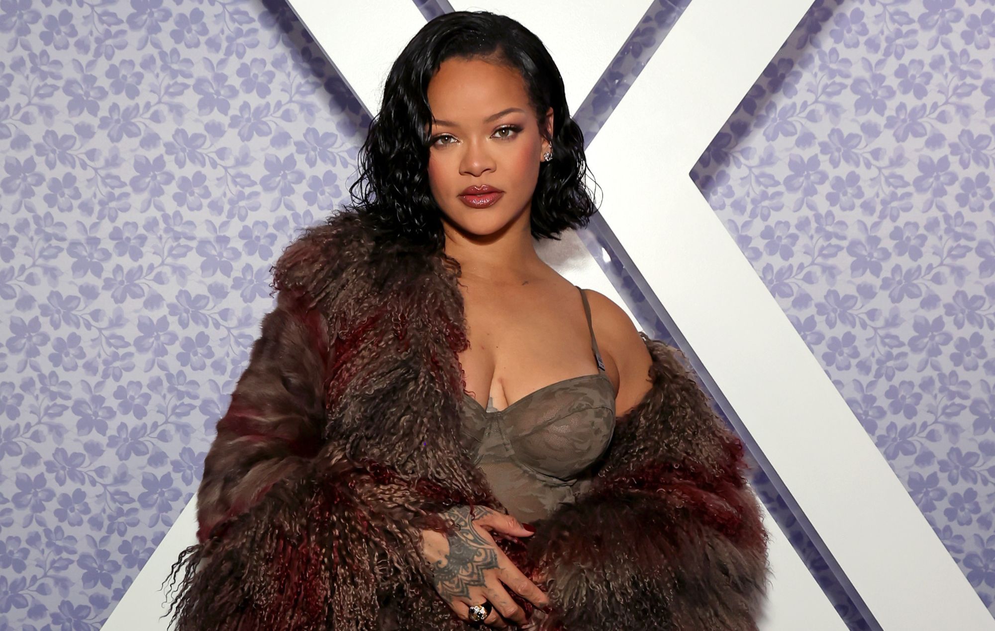 Rihanna attends the Savage X Fenty Celebration in 2024
