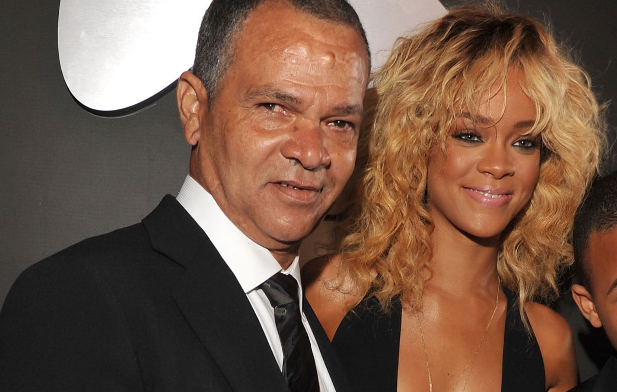 Ronald Fenty and Rihanna in 2012