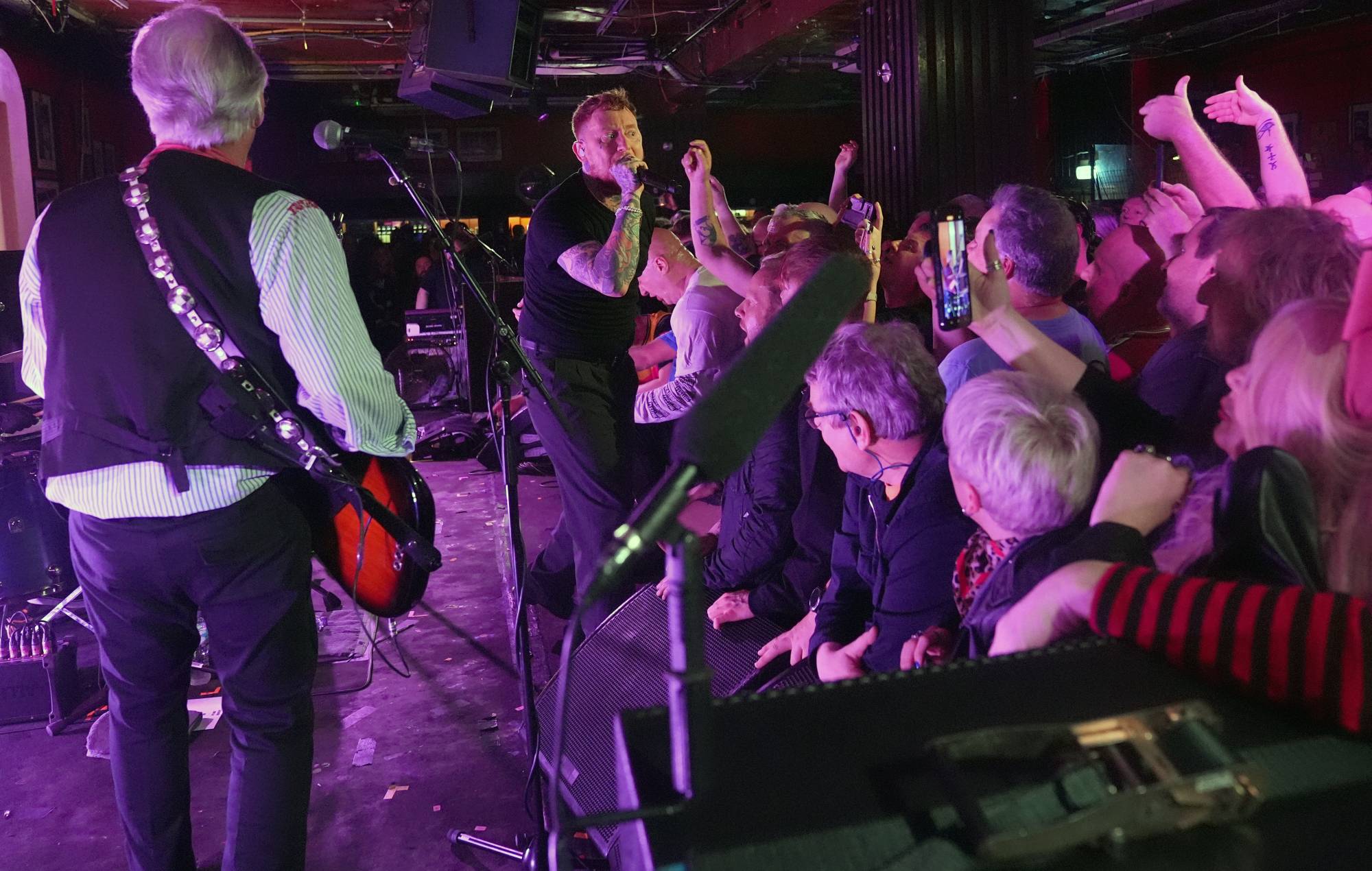 Sex Pistols featuring Frank Carter performing at The 100 Club, London (Photo by Lucy North/PA Images via Getty Images)