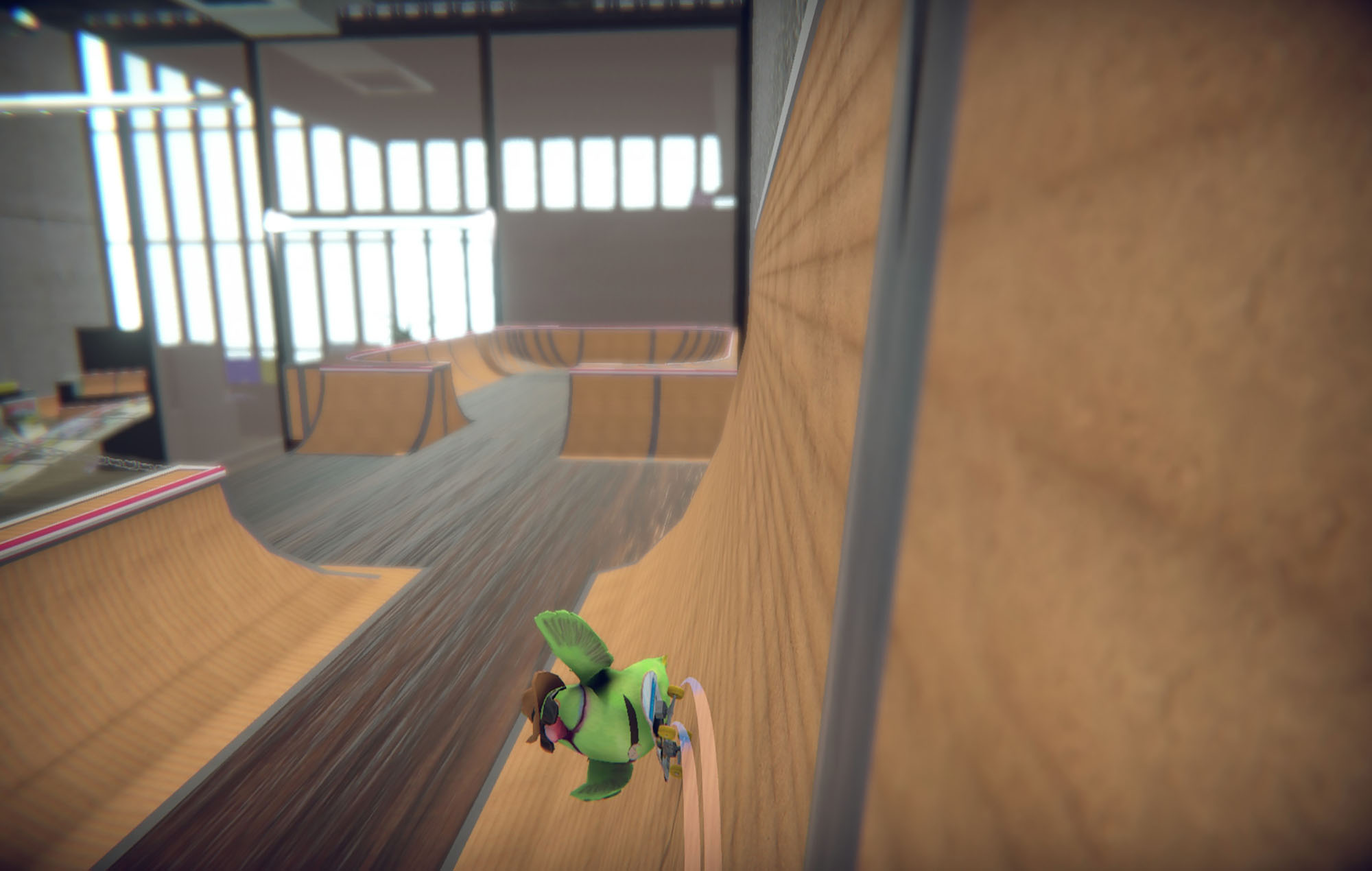 Skatebird. Image Credit: Glass Bottom Games