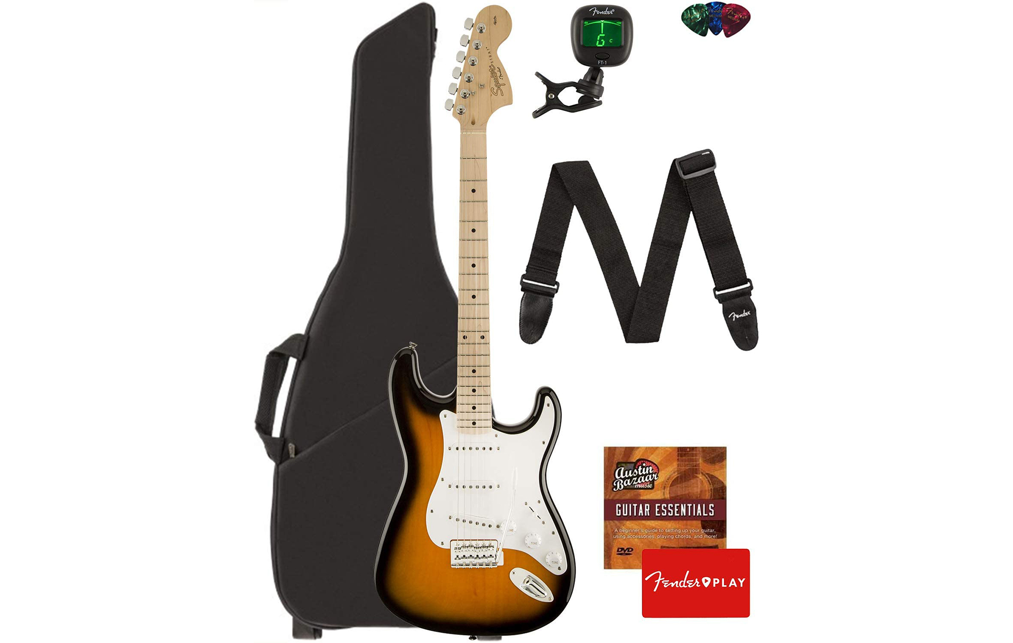 squier affinity stratocaster bundle