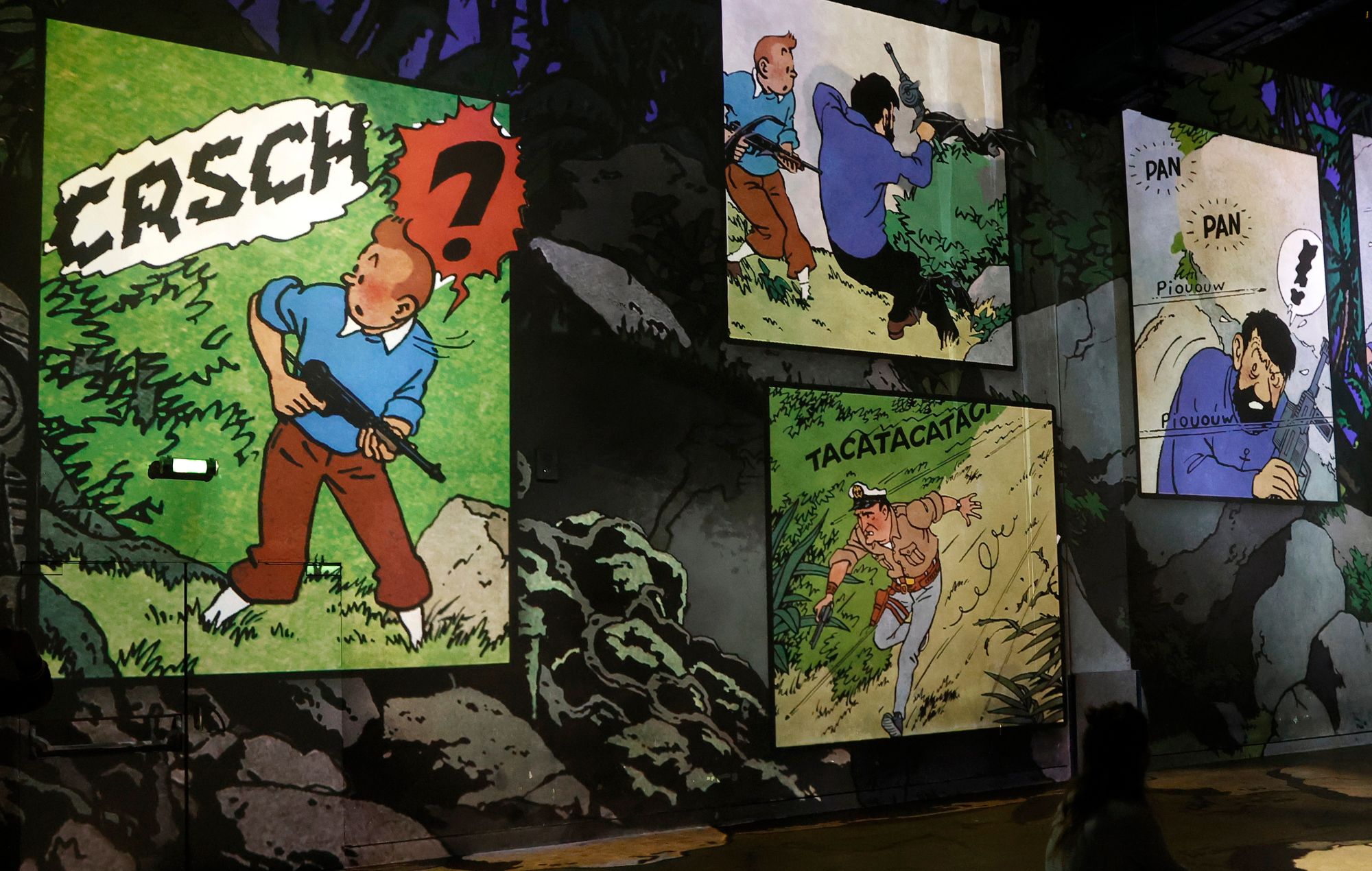"Tintin, L'aventure Immersive" : Digital And Immersive Exhibition At Atelier Des Lumieres