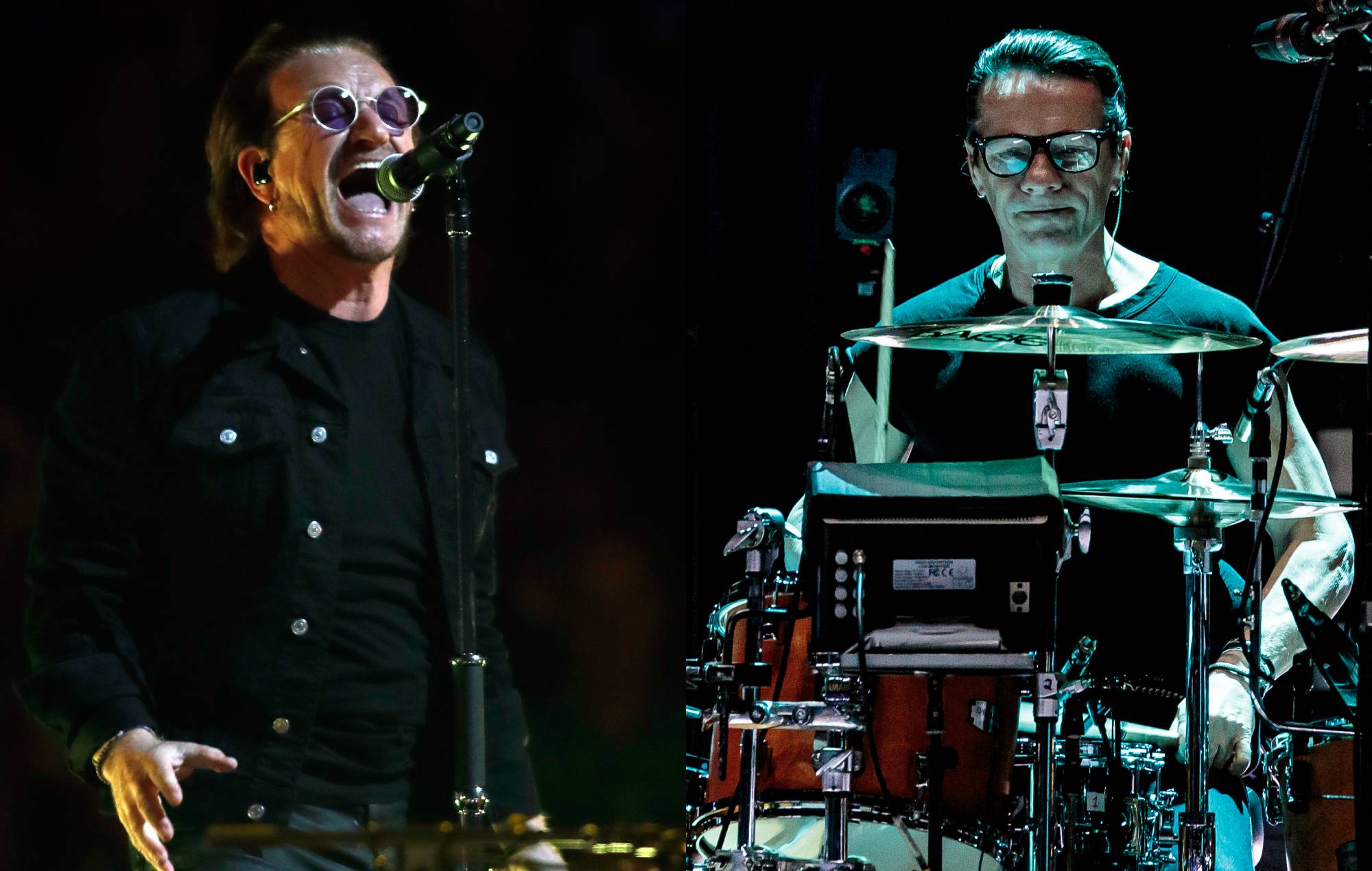 U2's Bono and Larry Mullen Jr