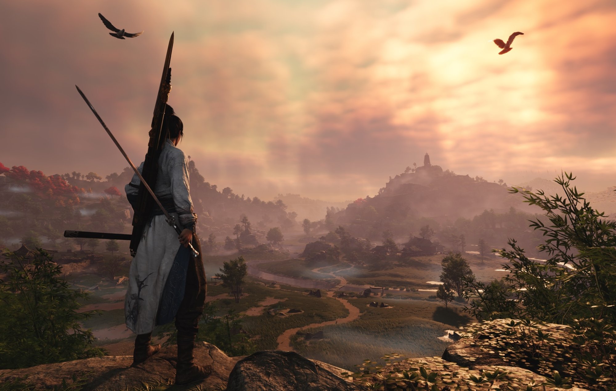 Where Winds Meet Use Stored XP: a player can be seen