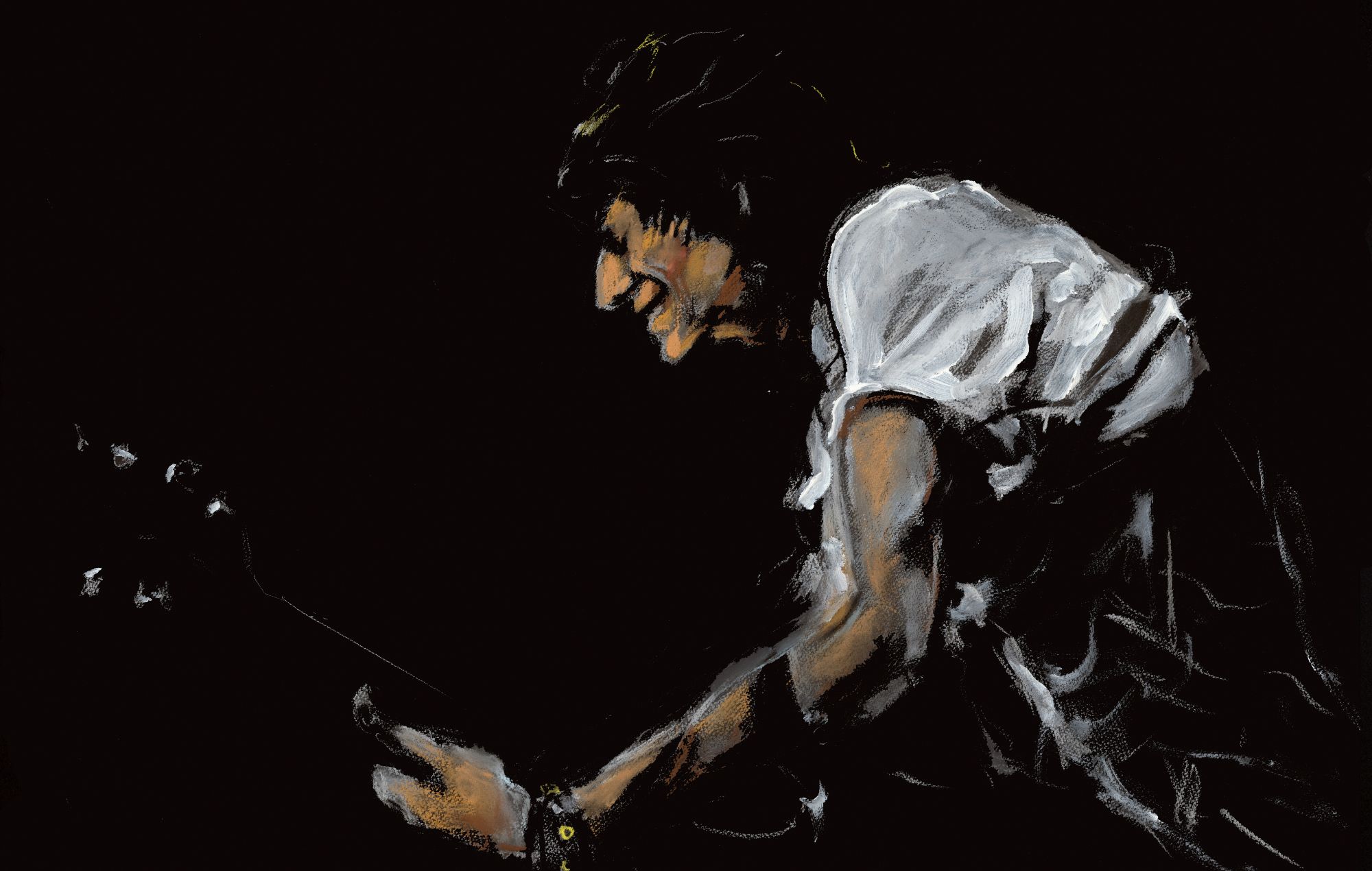 Ronnie Wood, 'Connection' self-portrait