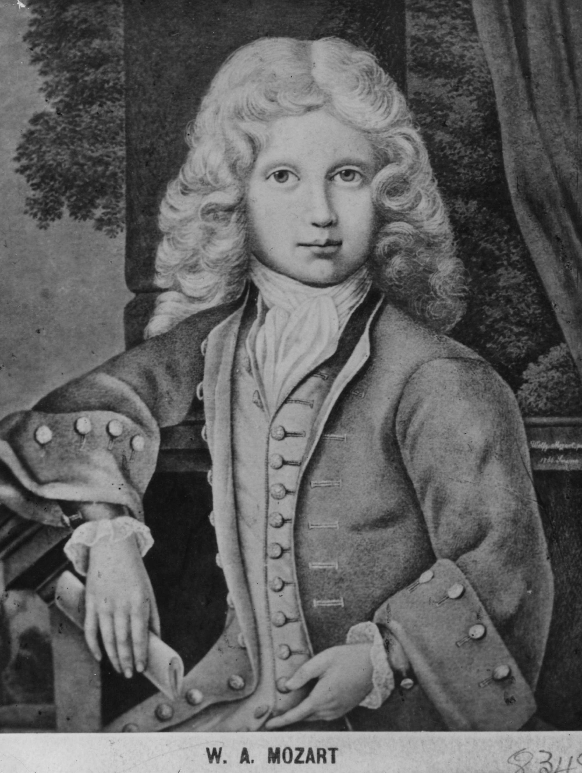 Wolfgang Amadeus Mozart (1756 - 1791) at the age of 11. Original Artwork: Engraving after a painting by Dominikus van der Smisseen at the Mozart Museum, Salzburg. (Photo by Hulton Archive/Getty Images)